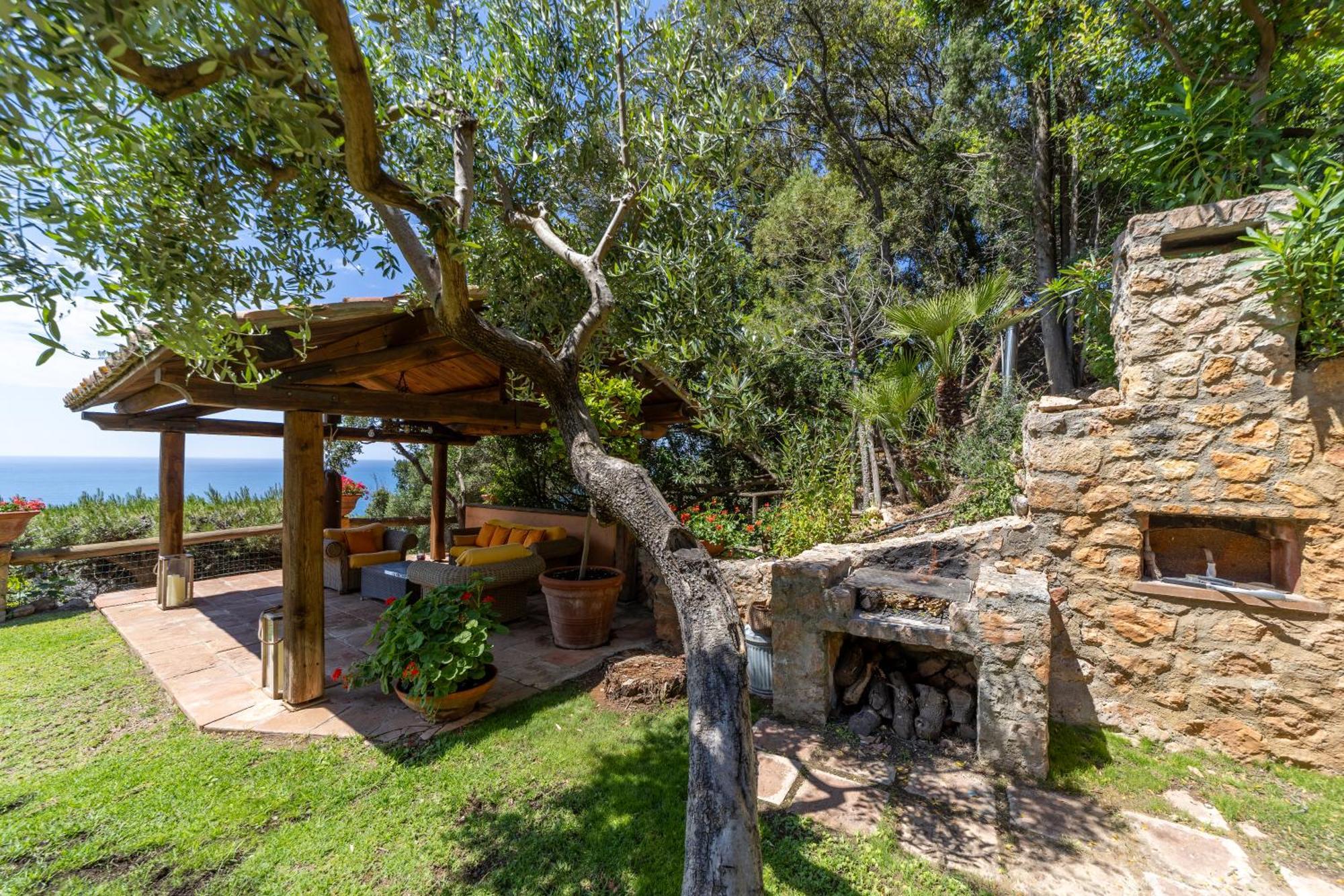 Villa A Cala Piccola Monte Argentario Exterior foto