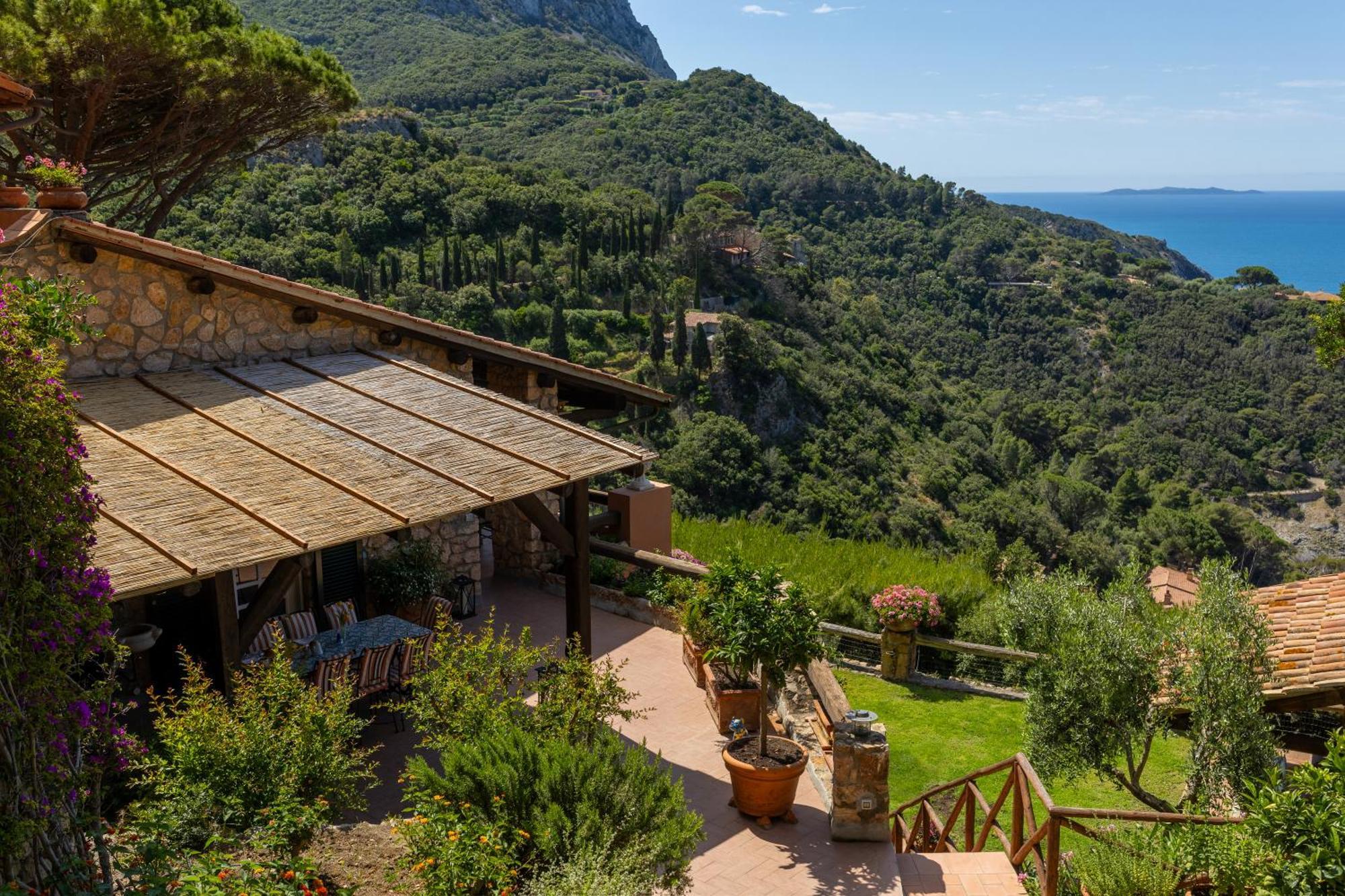 Villa A Cala Piccola Monte Argentario Exterior foto