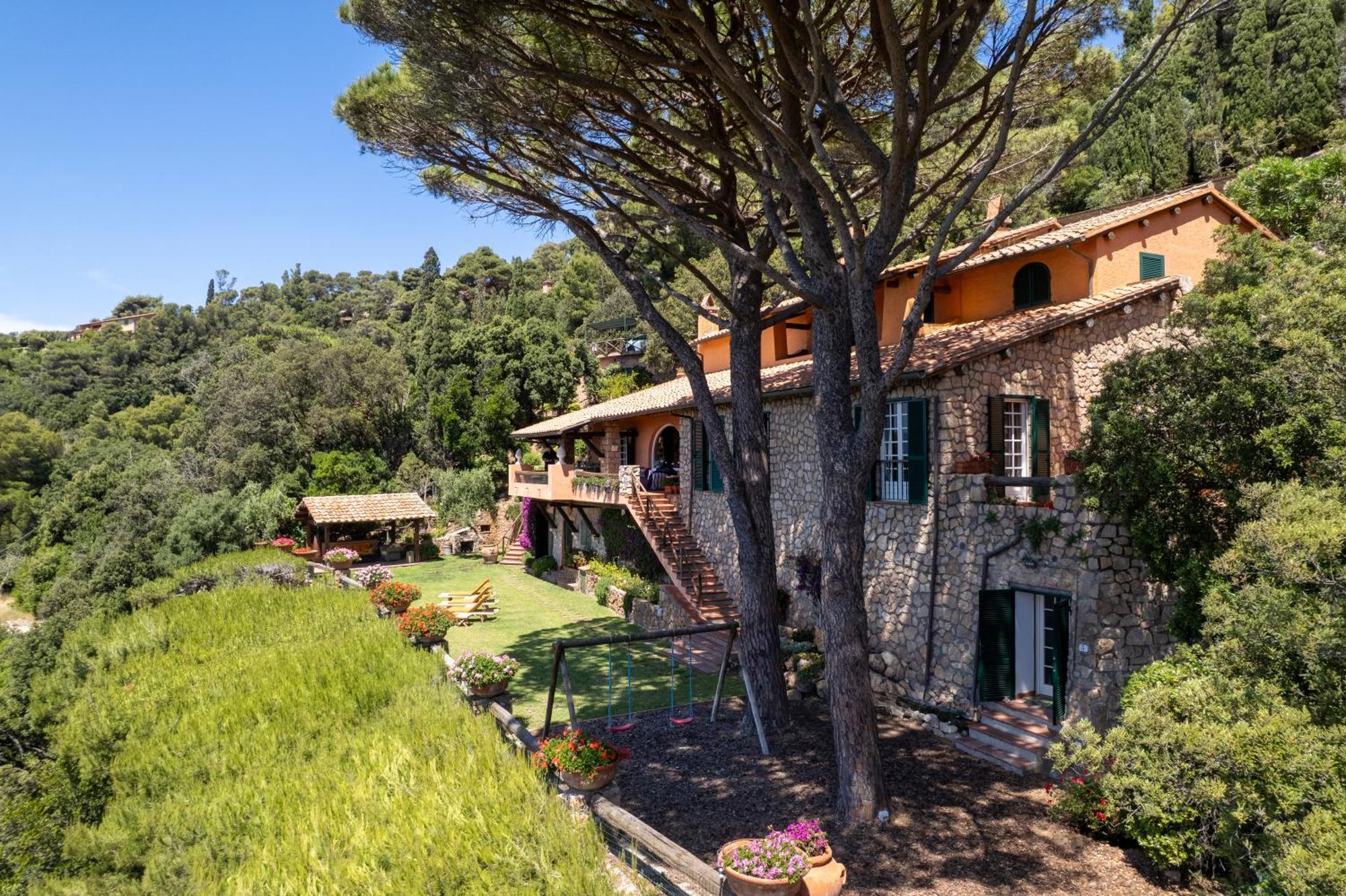 Villa A Cala Piccola Monte Argentario Exterior foto